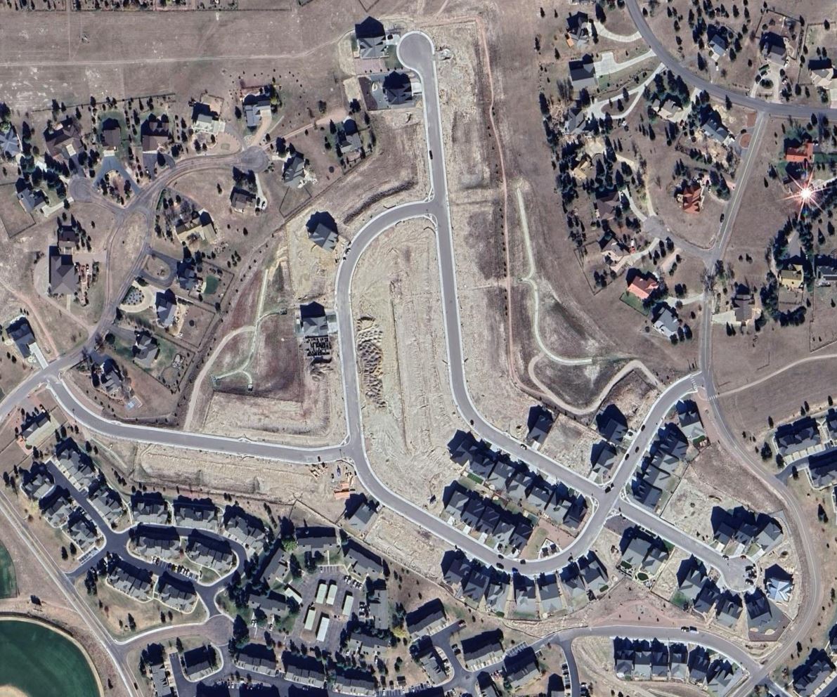 Cloverleaf aerial view