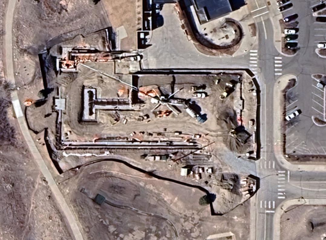 PACE Center Garage aerial view
