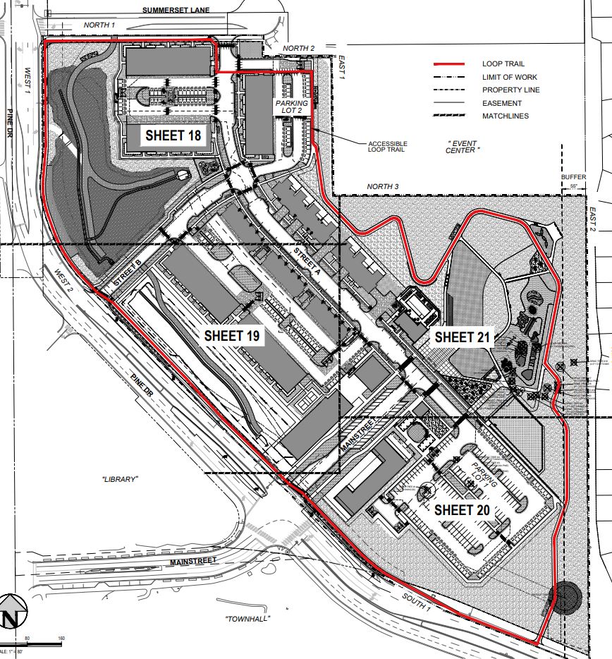 Pine Curve preliminary plan